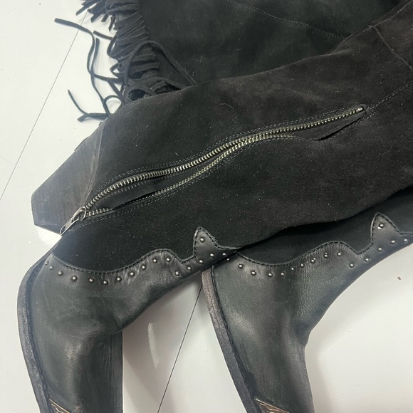 Spell black Evie over the knee boot sz 10 - Picture 9 of 9